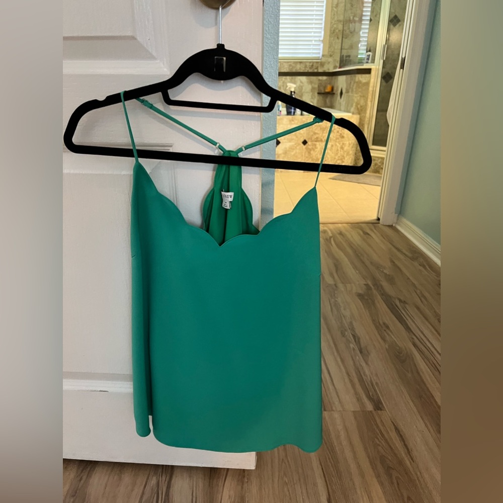 Pretty j. Crew factory tank/blouse size 14
